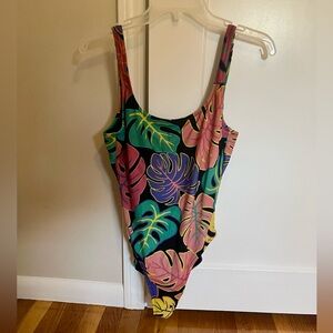 JCrew Palm Frond One Piece- Size 6